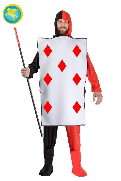 COSTUME CARTA DA GIOCO QUADRI ADULTO